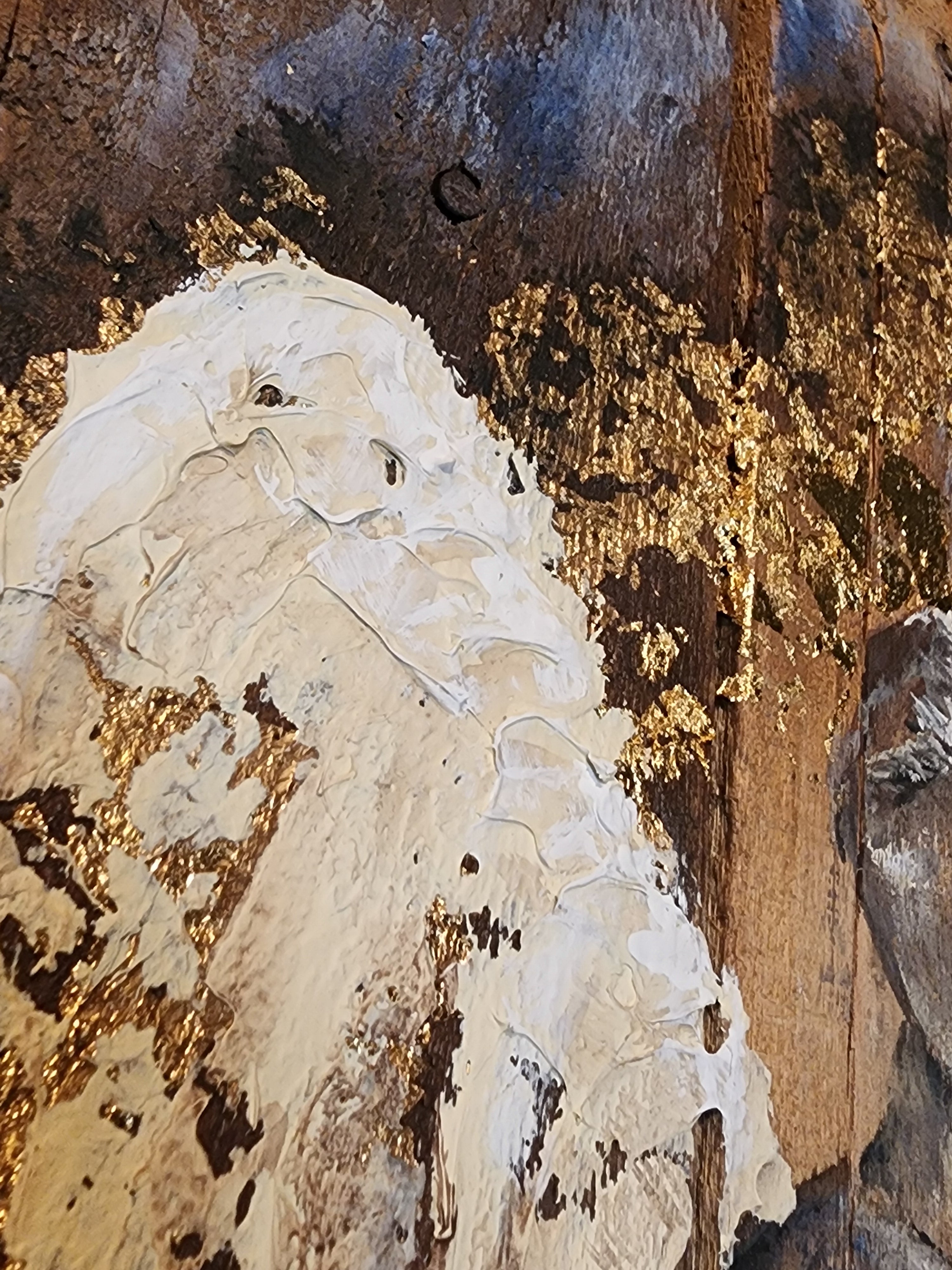 Abstract Angel painting for Christmas, Rustic pallet wood wall art for the holidays, "forgiven" angel acrylic texture painting, primitive