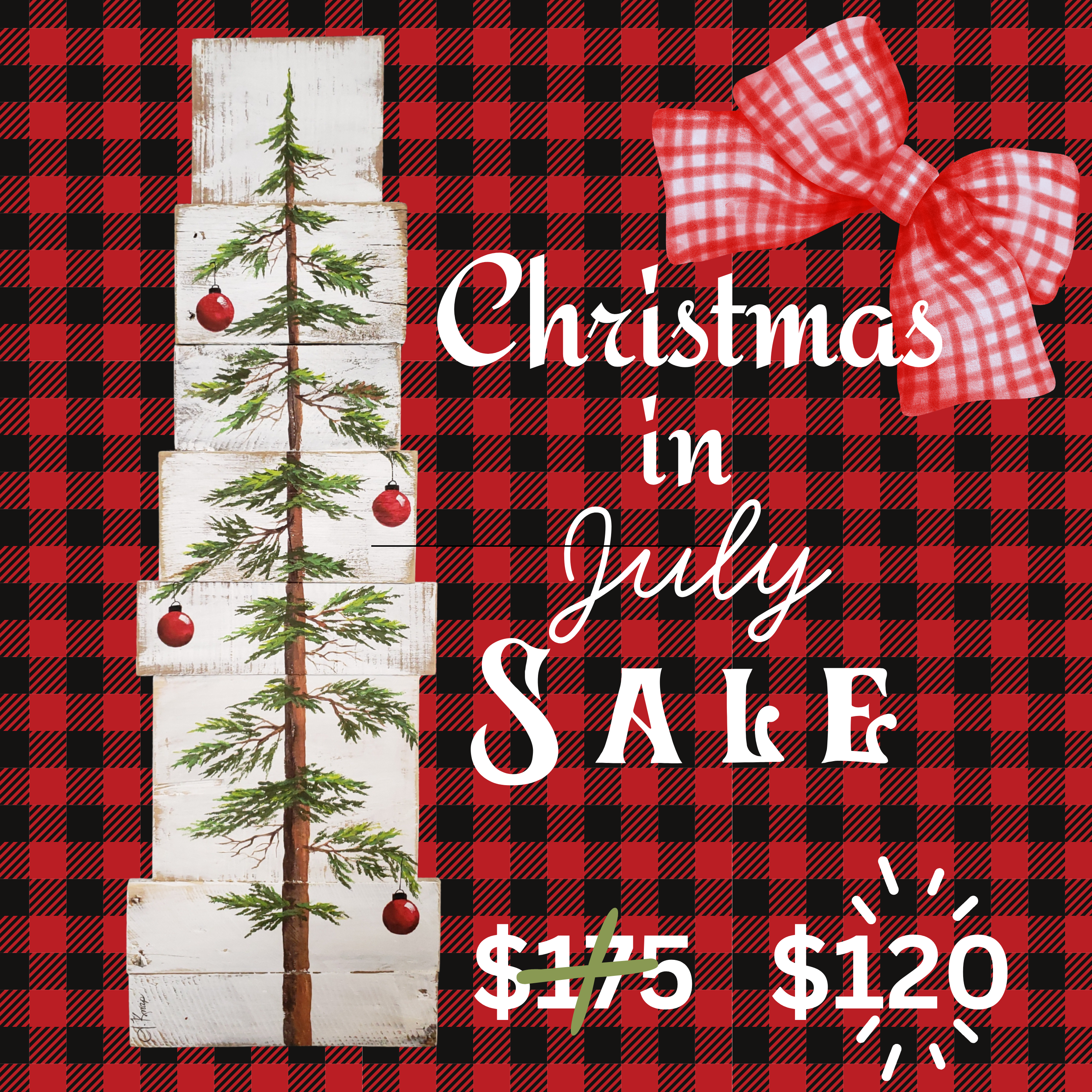 Christmas tree sign on pallet wood, farmhouse white washed decor, Christmas painted decoration, Charlie Brown tree