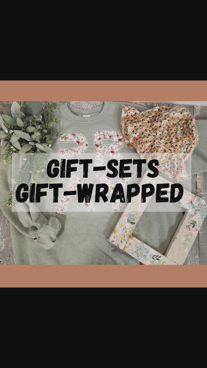 Cozy 3-Piece Gift Set for Her | Surprise blind date Book, Handmade Cedar Charcuterie Board & Lined Tote Bag, Girlfriend gift wrapped