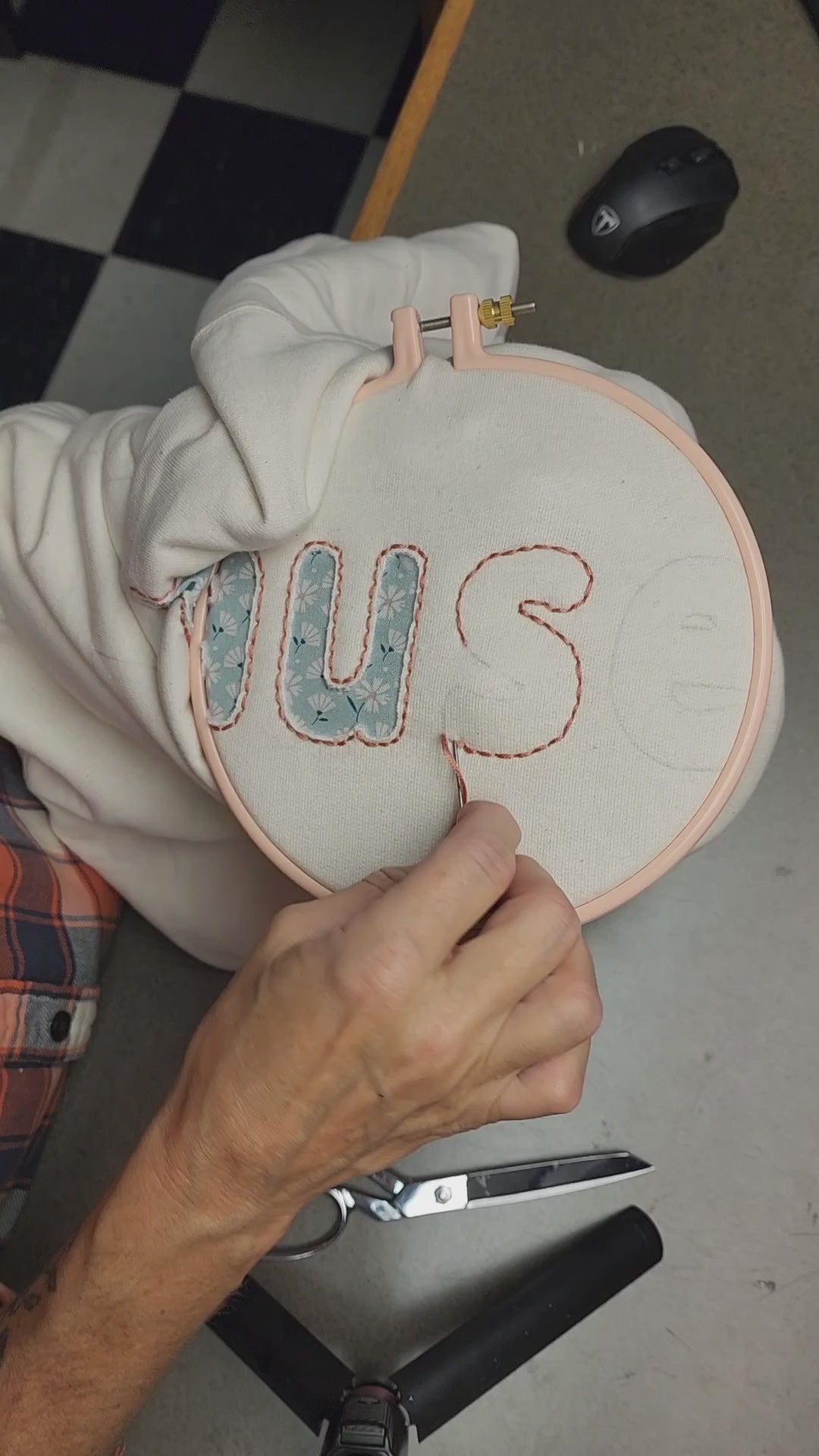 Floral Boho comfy faith embroidered Sweatshirt | Self-care warm handmade crew | Christian Gift for Her \ floral calico / homemade, pray