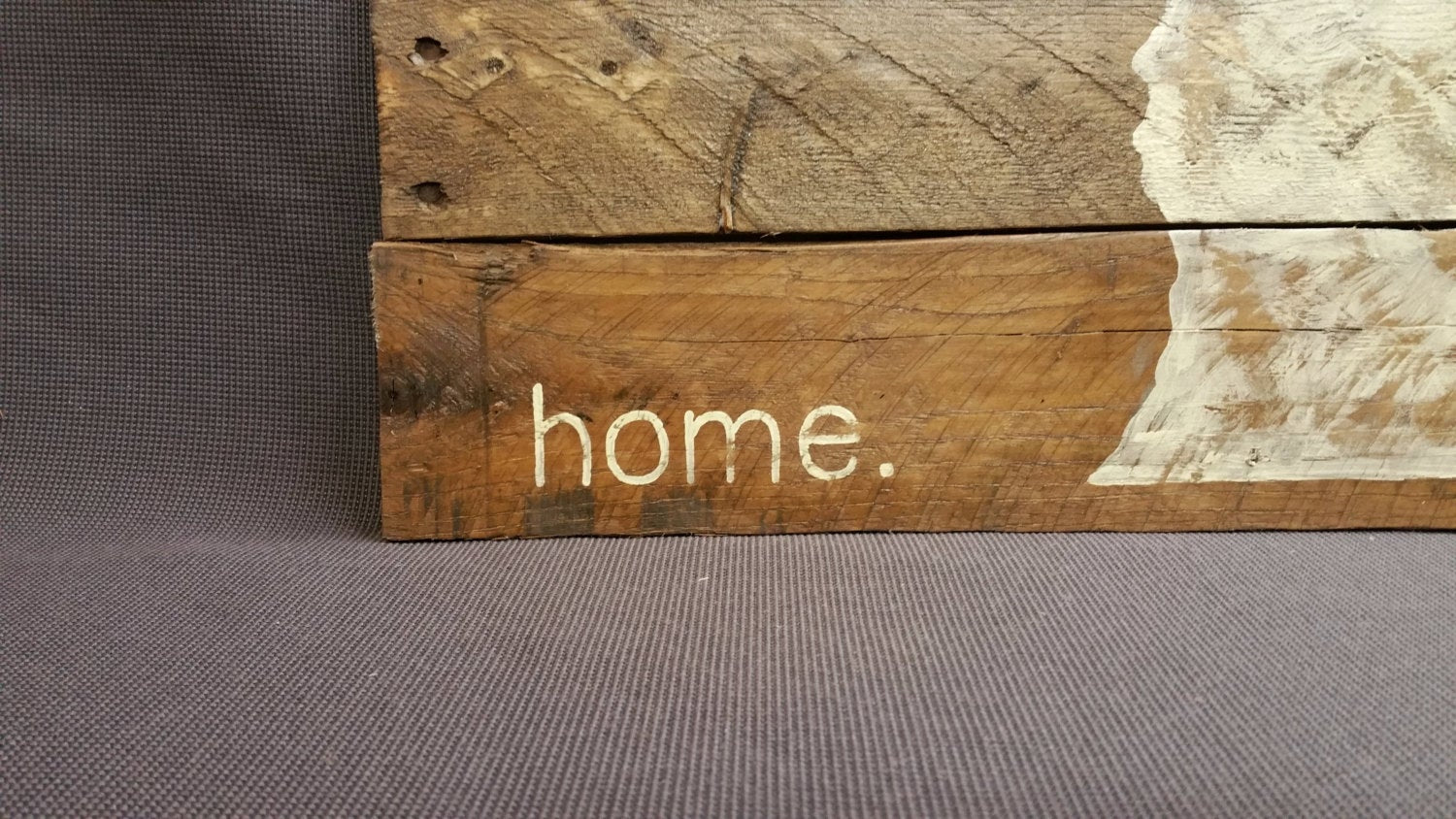 State of Michigan home word sign, Hand painted Pallet Art